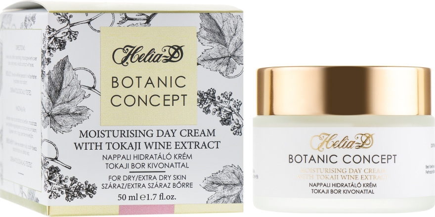 Денний зволожувальний крем для сухої та дуже сухої шкіри - Helia-D Botanic Concept Moisturising Cream — фото N1