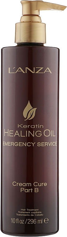 Лікувальний крем (крок В) - L'anza Keratin Healing Oil Emergency Service Cream Cure Part B * — фото N1