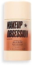 Хайлайтер у стіку - Makeup Obsession All A Glow Highlighter Shimmer Stick — фото N2