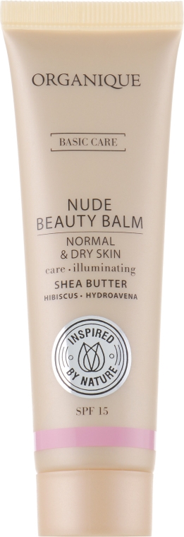 Бальзам-основа для нормальной и сухой кожи - Organique Basic Care Nude Beauty Balm — фото N2