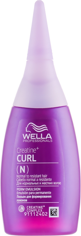 Лосьон для завивки нормальных и жестких волос - Wella Professionals Creatine+ Curl — фото N1