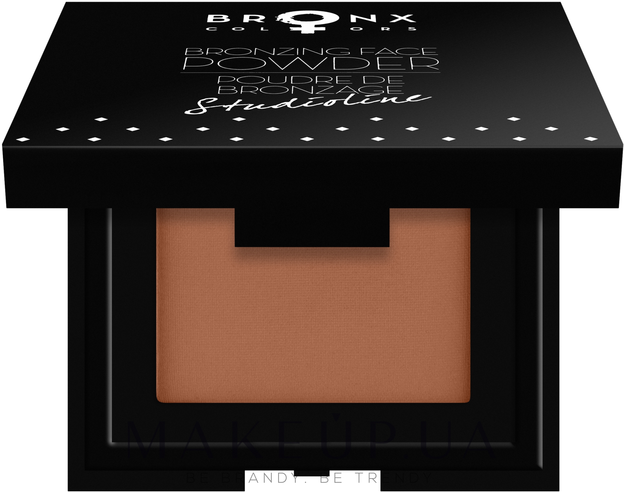 Бронзуваньна пудра для обличчя - Bronx Colors Studioline Bronzing Face Powder — фото SBFP04 - Dark Tan