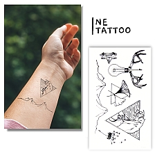 Духи, Парфюмерия, косметика Временное тату "Кемпинг" - Ne Tattoo