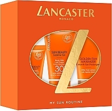 Набор - Lancaster Sun Beauty (b/milk/50ml + cr/3m + b/lot/50ml) — фото N2