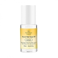 Масло для ногтей и кутикулы "Лимон" - Constance Carroll Secret Nail Care Oil Lemon — фото N1