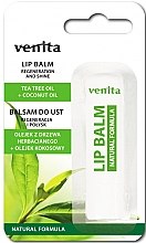 Парфумерія, косметика Бальзам для губ "Олія чарного дерева і кокоса" - Venita Lip Balm Tea Tree Oil + Coconut Oil