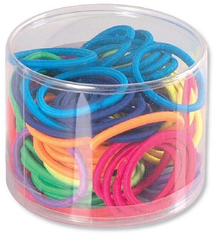 Набор разноцветных резинок в коробке "Summer", 42171 - Top Choice Hair Bands — фото N1