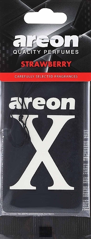 Ароматизатор "Клубника" - Areon X Quality Perfume Strawberry — фото N1