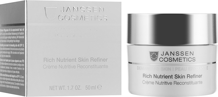 Обогащенный дневной питательный крем - Janssen Cosmetics Rich Nutrient Skin Refiner — фото N2