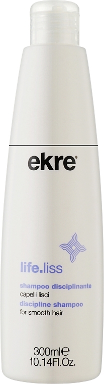Шампунь для гладкості волосся - Ekre Life.Liss Discipline Shampoo Smooth Hair — фото N1
