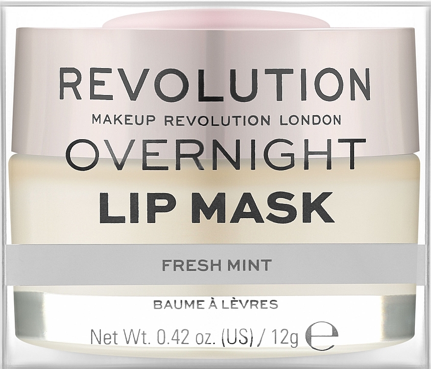 Бальзам-маска для губ "Свіжа м'ята" - Makeup Revolution Kiss Lip Balm  Fresh Mint