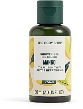 Гель для душу "Манго" - The Body Shop Mango Vegan Shower Gel (міні) — фото N1