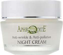 Антивіковий захисний нічний крем - Aphrodite Night Cream Anti-Wrinkle & Anti-Pollution — фото N3