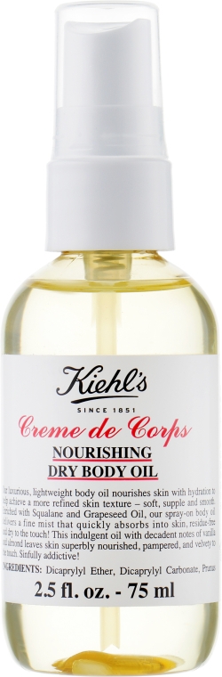 Олія для тіла - Kiehl's Creme de Corps Nourishing Dry Body Oil — фото N2