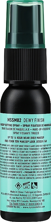 Спрей для закріплення макіяжу - NYX Professional Makeup Setting Spray Long Lasting — фото N2