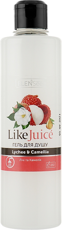Гель для душу "Лічі й камелія" - ElenSee Like Juice Lychee & Camellia — фото N1