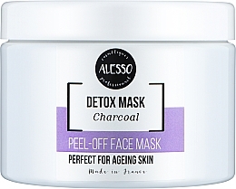 Духи, Парфюмерия, косметика Маска для лица очищающая для стрессовой кожи - Alesso Professionnel Charcoal Detox Peel-Off Mask