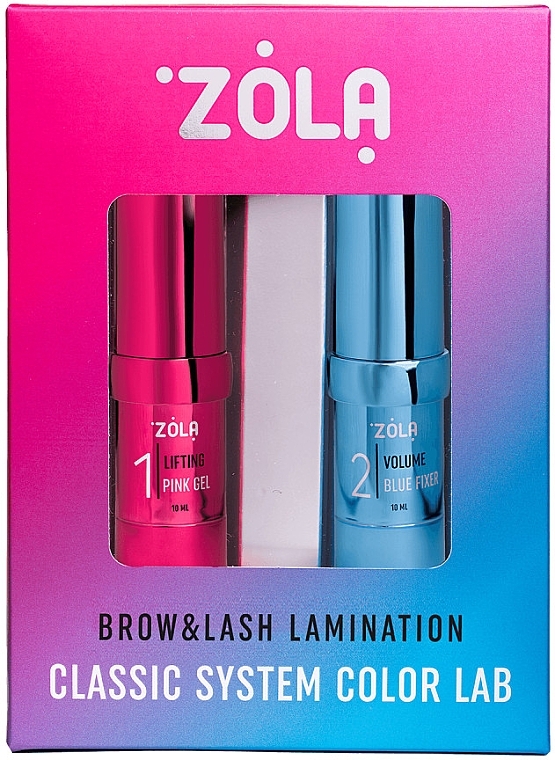 Набір - Zola Brow&Lash Lamination Classic System Color Lab (gel/2x10ml) — фото N1