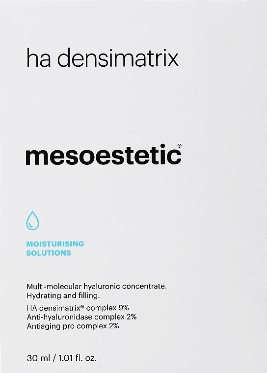 Інтенсивна мультимолекулярна омолоджувальна сироватка - Mesoestetic Home Performance HA Densimatrix — фото N2