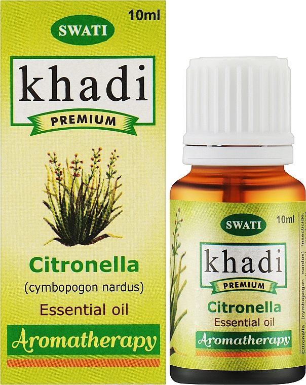 Ефірна олія "Цитронелла" - Khadi Swati Premium Essential Oil — фото N2