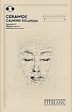 Парфумерія, косметика Тканинна крем-маска для обличчя з церамідами "Заспокійлива" - Steblanc Ceramide Calming Solution