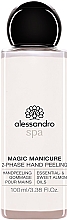 Парфумерія, косметика Двоетапний пілінг для рук - Alessandro International Spa Magic Manicure 2-Phase Hand Peeling
