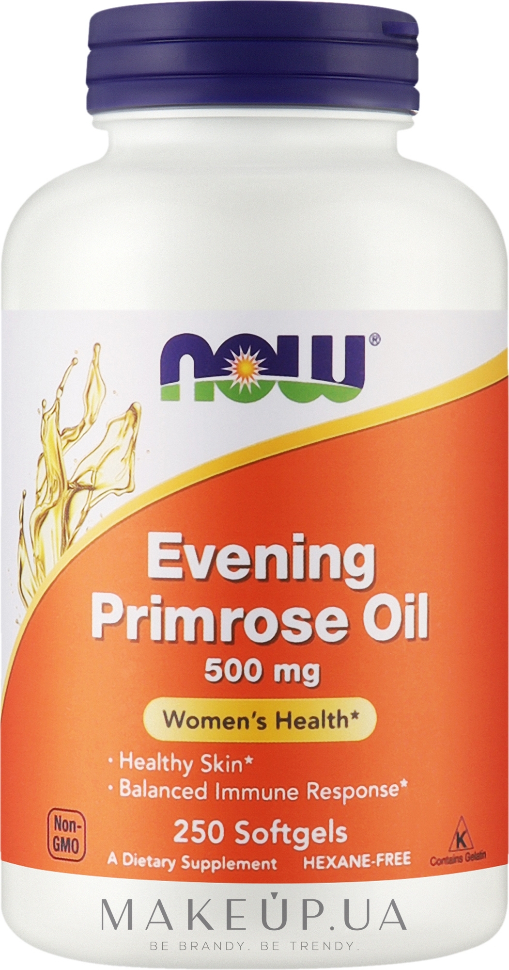 Капсули "Олія вечірньої примули", 500 мг - Now Foods Evening Primrose Oil — фото 250шт