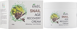 Крем для лица с муцином улитки - Ekel Snail Age Recovery Cream — фото N2