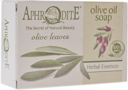 Оливковое мыло с оливковыми листьями - Aphrodite Herbal Essences Olive Oil Soap — фото N1