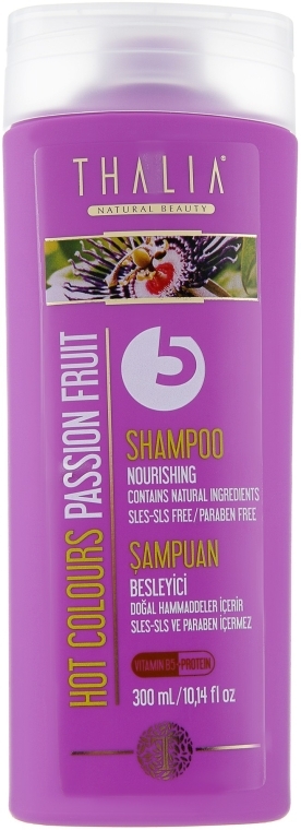 Шампунь для волосся "Гарячі кольори маракуї" - Thalia Hot Colors Passion Fruit Shampoo — фото N1
