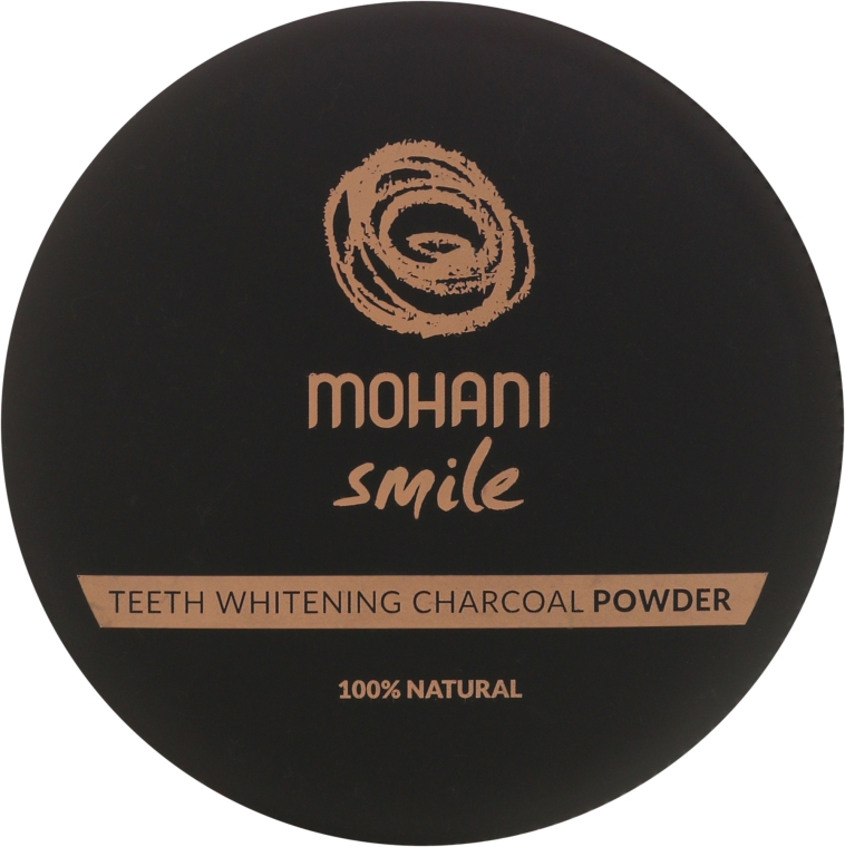 Відбілювальний зубний порошок - Mohani Smile Teeth Whitening Charcoal Powder — фото N2