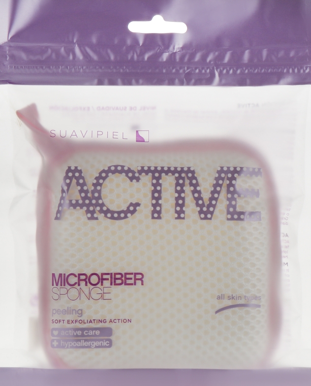 Мочалка банная - Suavipiel Active Microfiber Sponge Peeling — фото N2