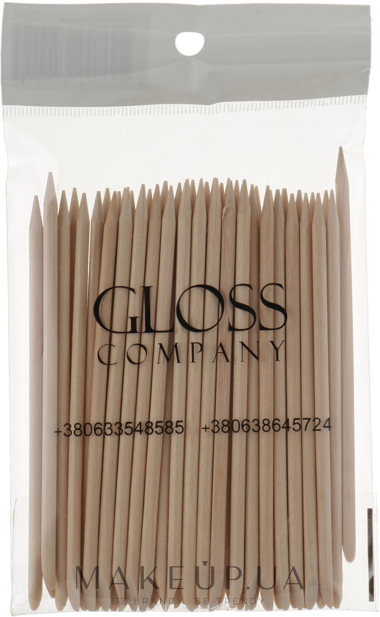 Апельсинові палички для манікюру - Gloss Company — фото 50шт