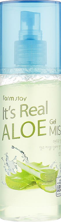 Гель-міст з екстрактом алое - FarmStay It's Real Aloe Gel Mist — фото N1