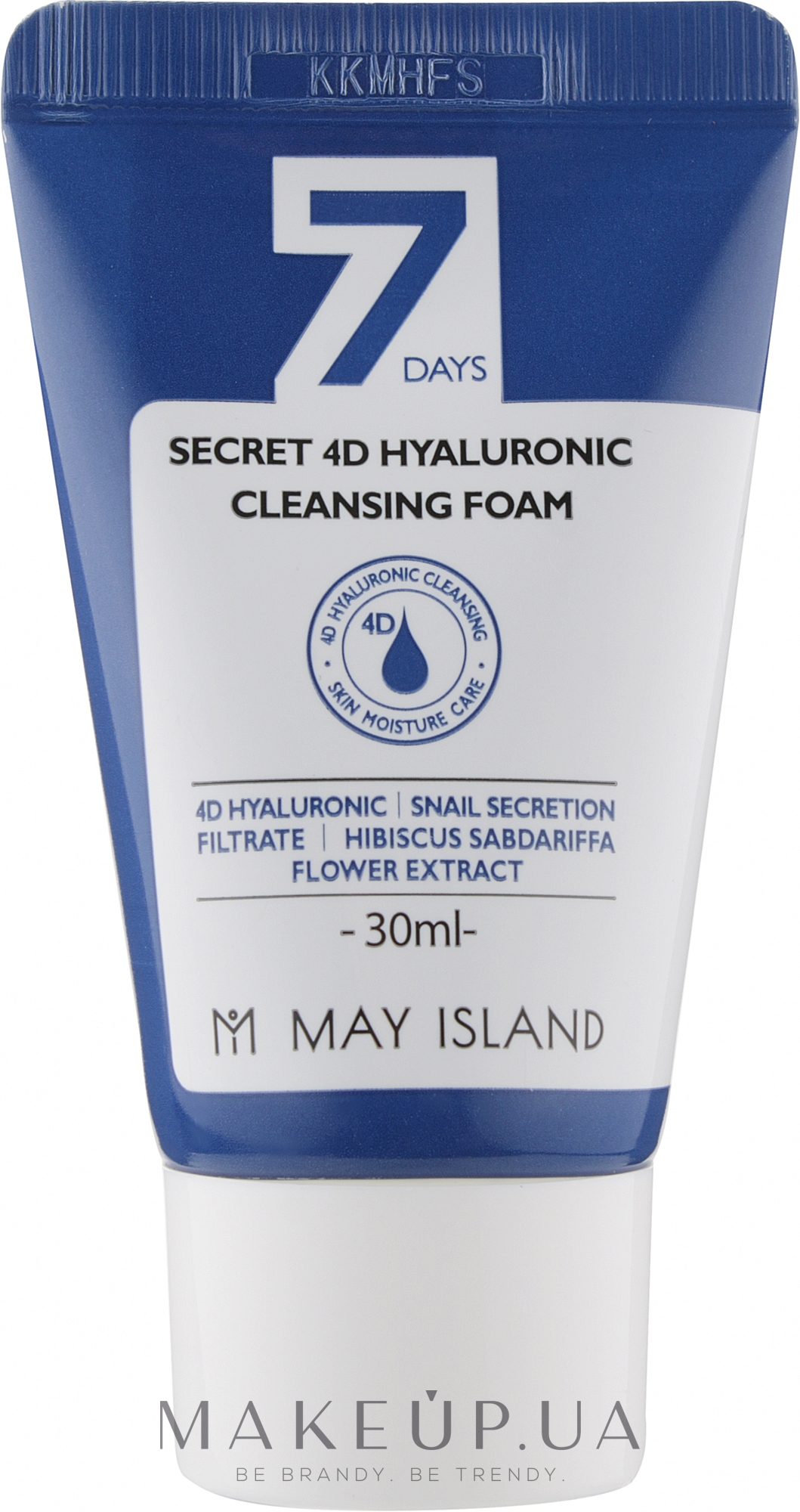 Пенка для умывания с гиалуроновой кислотой - May Island 7 Days Secret 4D Hyaluronic Cleansing Foam (мини) — фото 30ml