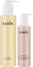 Набір - Babor Cleanser & Phyto HY-ÖL Booster Balancing Set (oil/200ml + cleanser/100ml) — фото N2