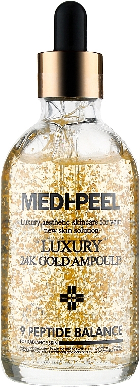 УЦЕНКА Антиоксидантная сыворотка для лица - Medi Peel Luxury 24K Gold Ampoule * — фото N1