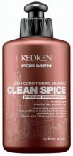 Духи, Парфюмерия, косметика Шампунь и кондиционер 2в1 - Redken For Men Clean Spice Shampoo