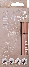 Набір пензликів для макіяжу очей, мідне золото - Aura Cosmetics — фото N1