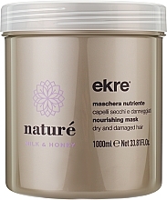 Парфумерія, косметика Маска для сухого волосся з екстрактом меду - Ekre Nature Mask
