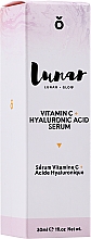 Духи, Парфюмерия, косметика Сыворотка для лица с гиалуроновой кислотой - Lunar Glow Vitamin C Hyaluronic Acid Serum