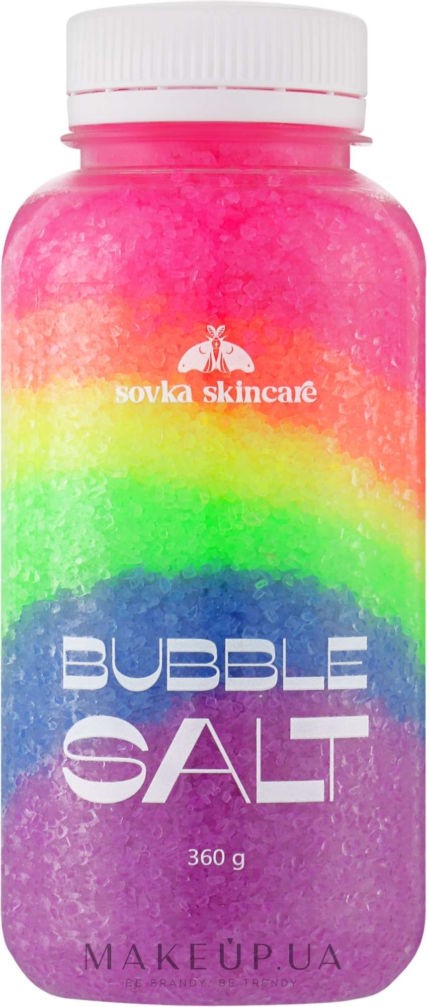 Пінна сіль для ванни "Фруктова веселка" - Sovka Skincare Bubble Salt Friut Rainbow — фото 360g