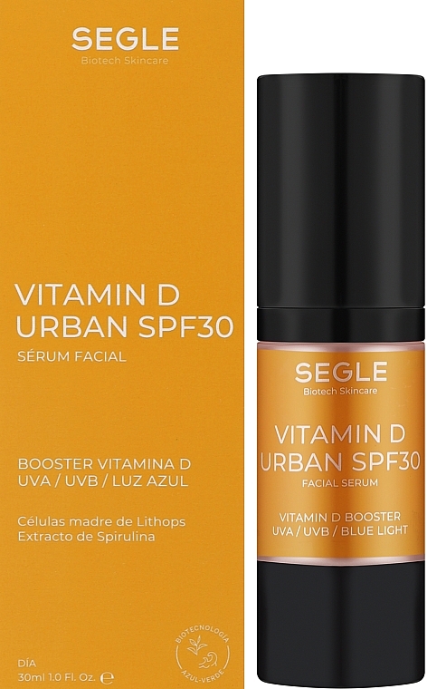 Сироватка-крем для обличчя з Vitamin D - Segle Urban Serum SPF 30 — фото N2