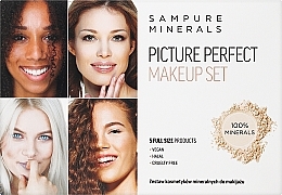 Духи, Парфюмерия, косметика Набор, 5 продуктов - Sampure Minerals Picture Perfect Makeup Set Pale