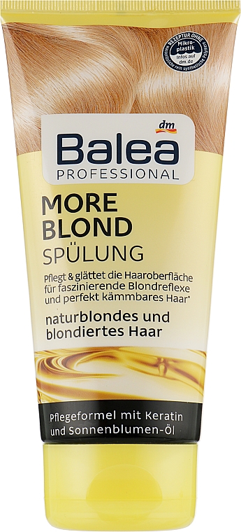 Кондиционер для волос "Больше блонда" - Balea Professional More Blond Conditioner — фото N2