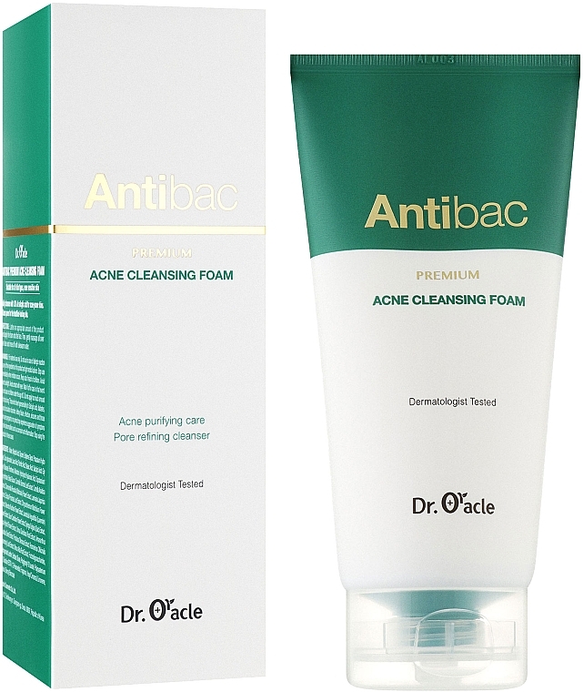 Пенка для умывания - Dr. Oracle Antibac Premium Acne Cleansing Foam — фото N2