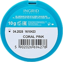 Румяна - Ingrid Cosmetics Mermaid Glow Blush — фото N3