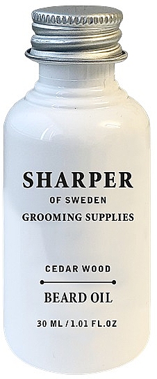Масло для бороды "Кедровое дерево" - Sharper of Sweden Cedar Wood Beard Oil — фото N1