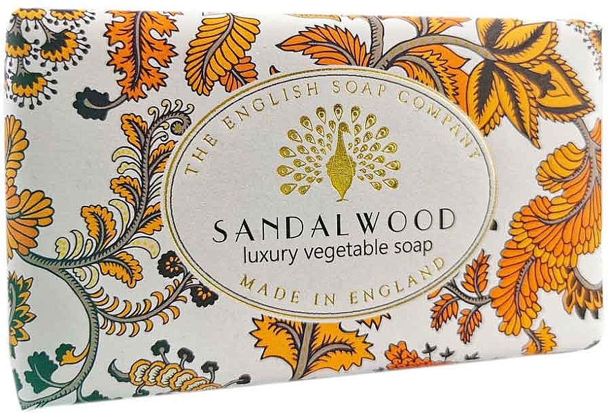 Мыло "Сандаловое дерево" - The English Soap Company Vintage Collection Sandalwood Soap — фото N1