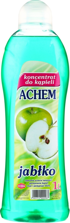Концентрат жидкий для ванн "Яблоко" - Achem Concentrated Bubble Bath Apple — фото N1